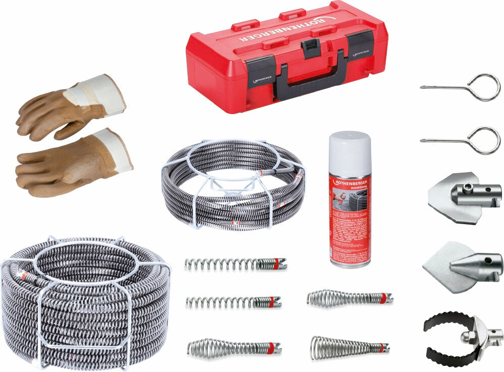 Rothenberger Set di utensili e spirali Duraflex Battery 16+22 mm - 1500003705