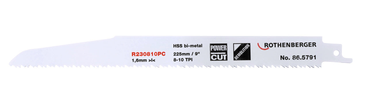 Rothenberger Lama per ROTIGER, 200x22x1,6 mm (5 pz) - 865791