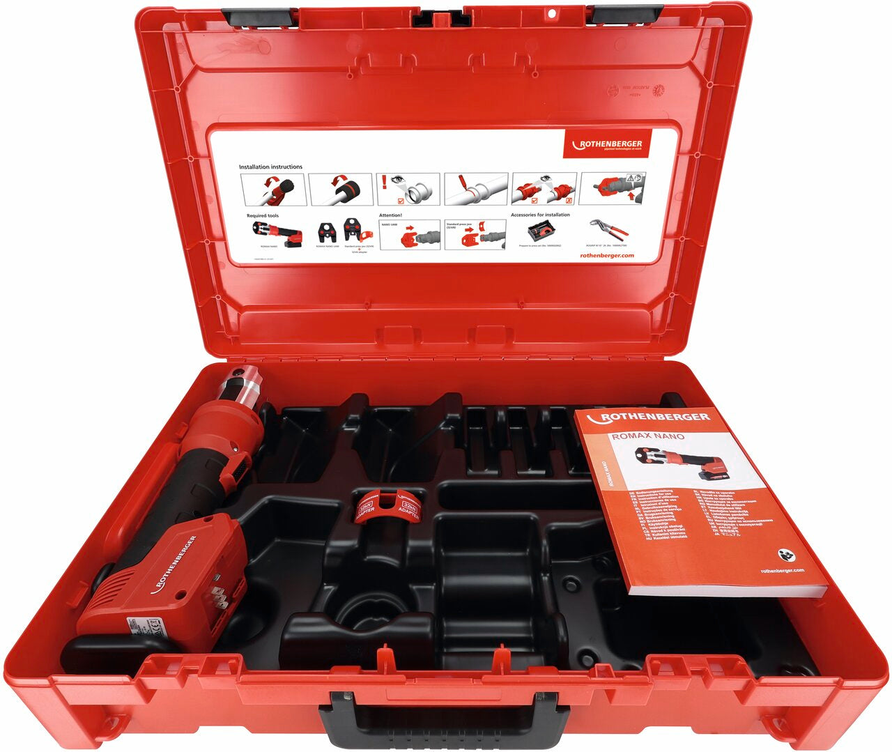 Rothenberger Macchina base ROMAX NANO CAS, ROCASE 6414 - 1000005041