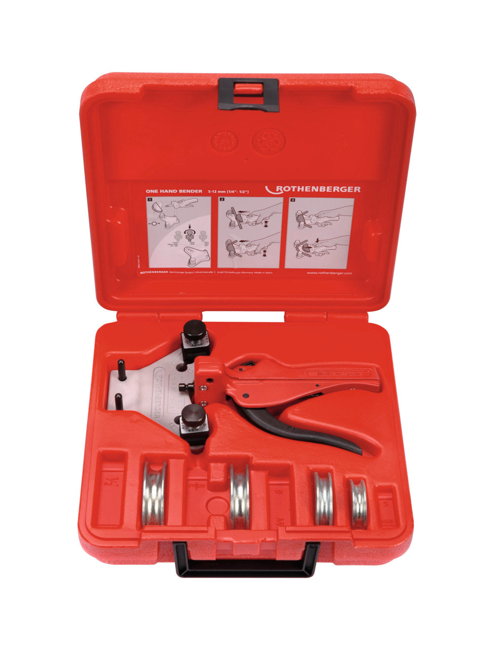 Rothenberger TUBE BENDER Set, 6-8-10-12 mm - 24132