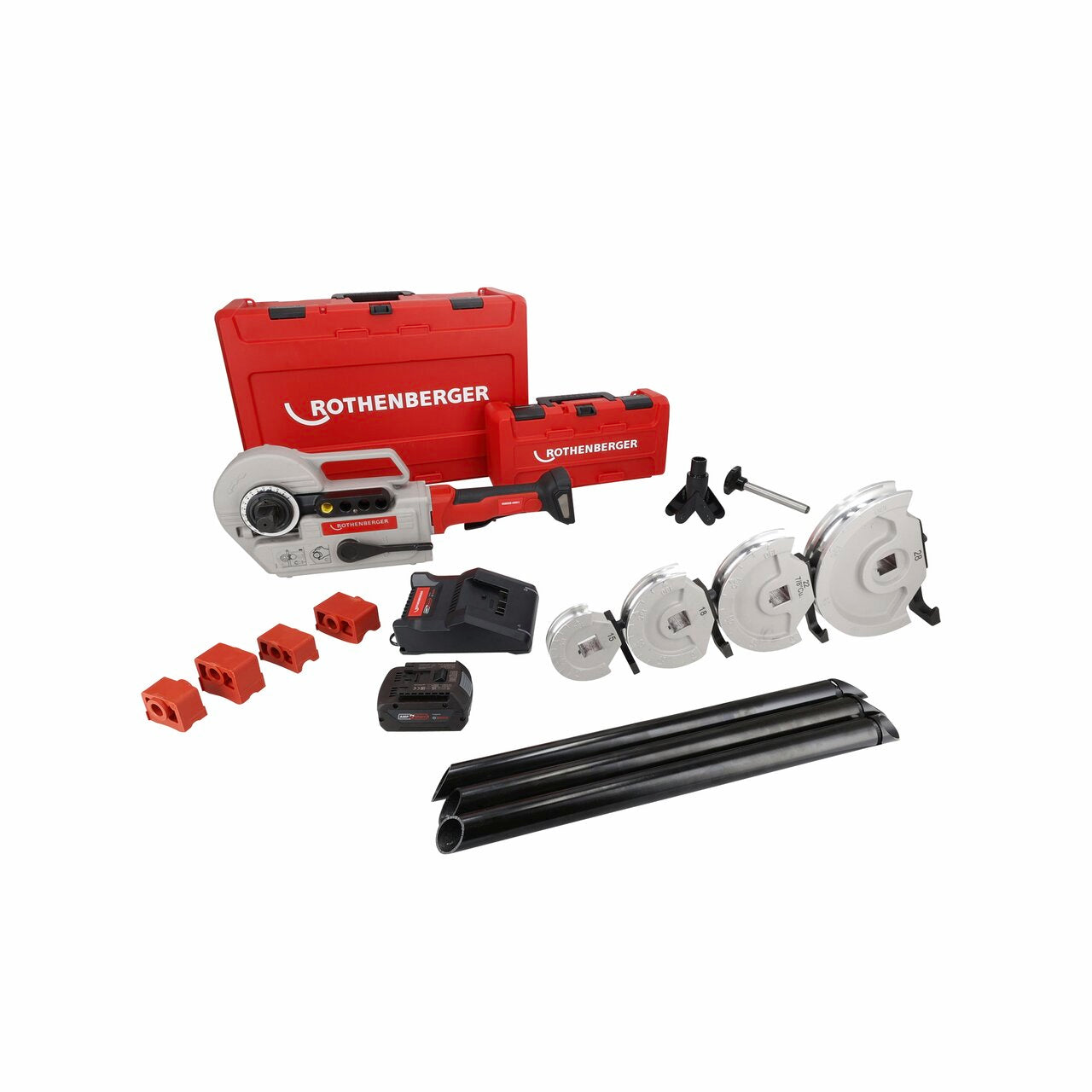 Rothenberger ROBEND 4000E Set, 15-18-22-28mm AMP - 1000004191