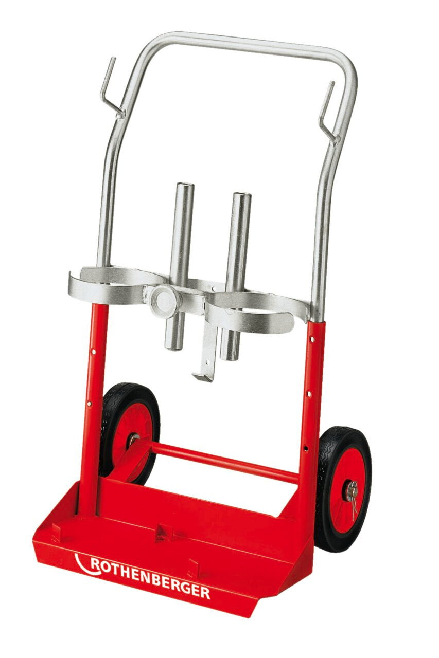 Rothenberger Carrello telescopico per trasporto bombole da 5/10 lt - 35354