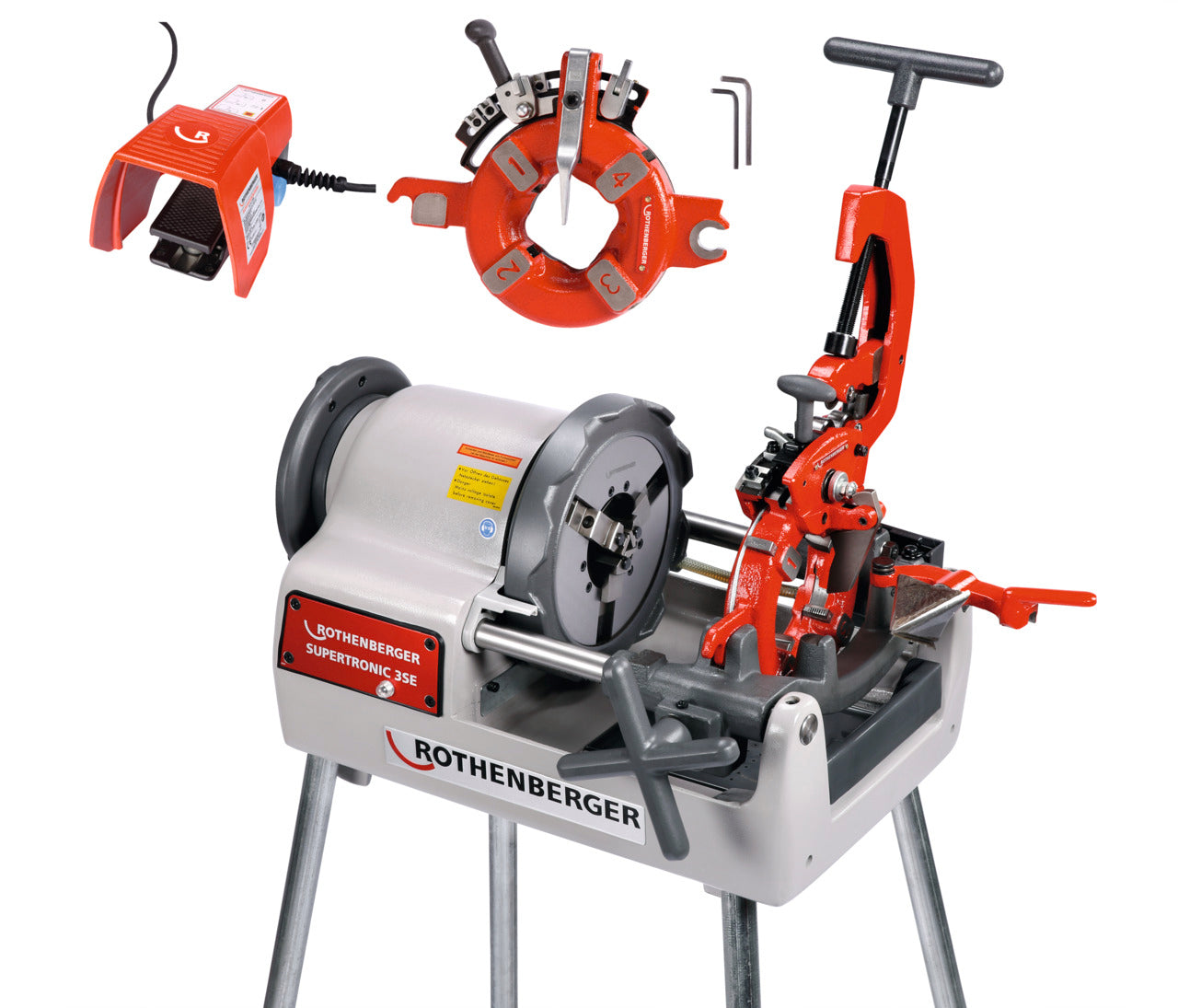 Rothenberger Filiera da banco SUPERTRONIC 3 SE, 1/2 - 3' - 56255