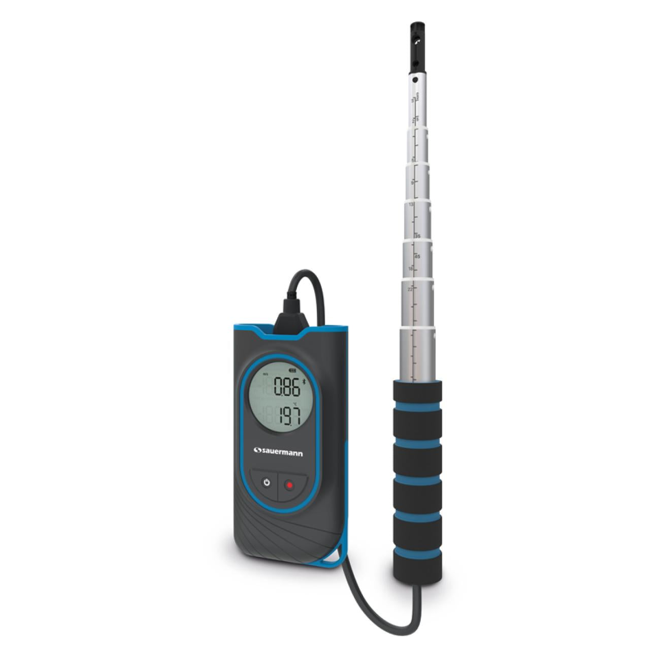 Thermo-anémomètre à fil chaud Sauermann Si-VH3 avec sonde télescopique SIVH3