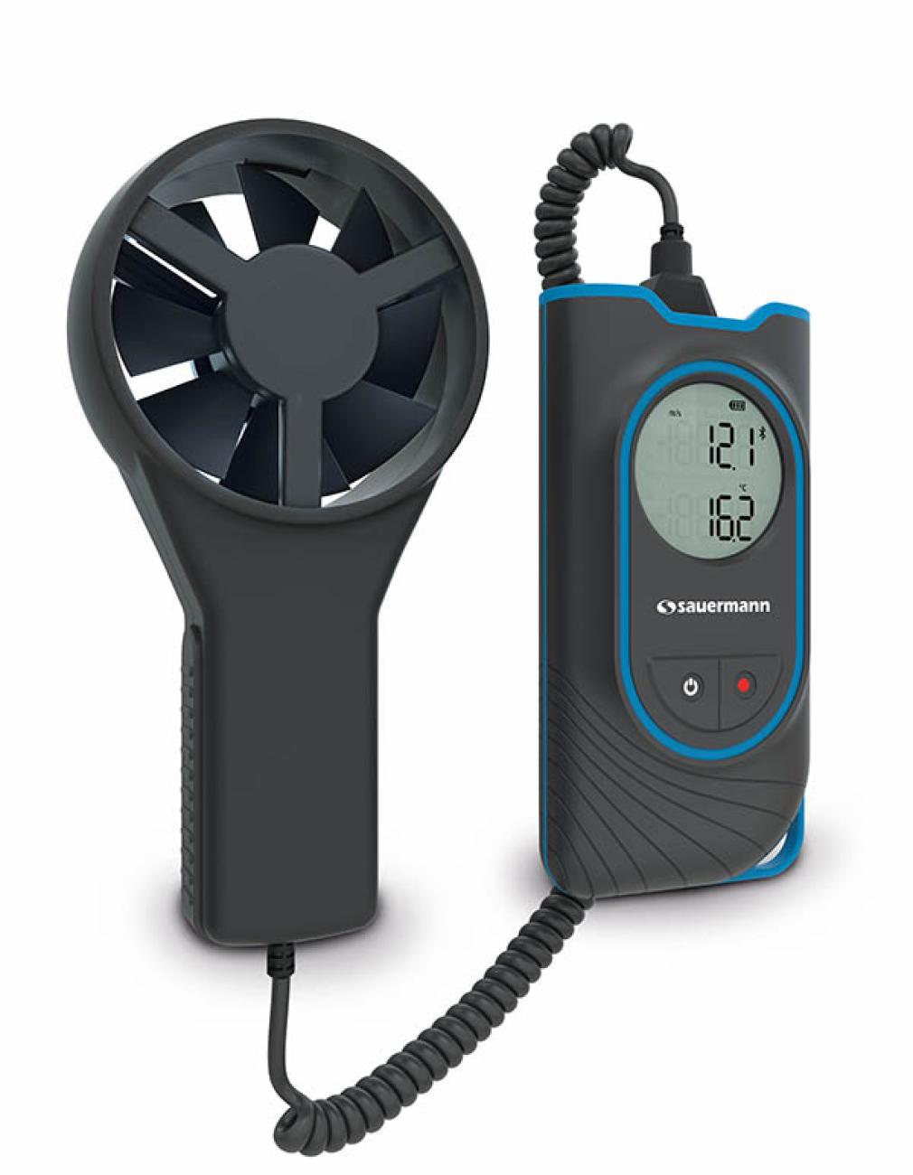 Thermo-anémomètre à hélice Sauermann Si-VV3 avec sonde à hélice intégrée SIVV3