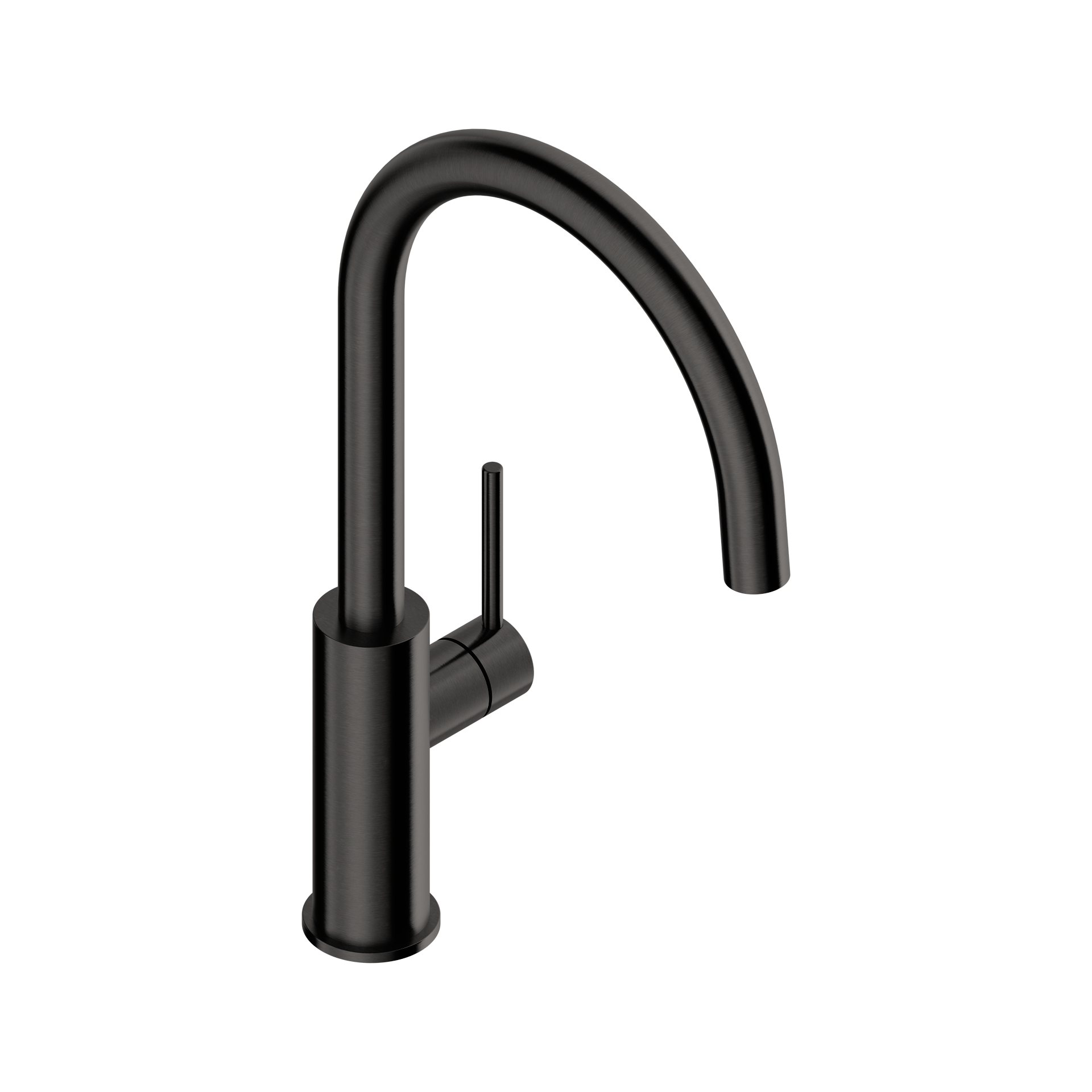 Tubico Kitchen Flows Miscelatore cucina in acciaio inox 316L nero Made in Italy T13106B