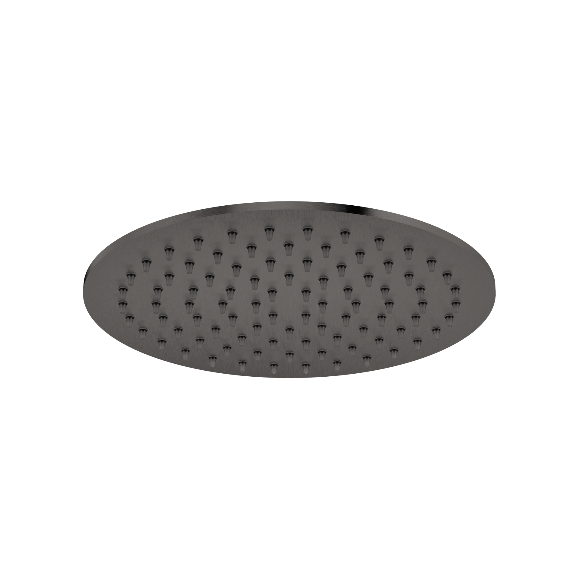 Tubico - Soffione doccia tondo ultraslim diametro 20 cm in acciaio inox 304L - Black PVD - T14072B