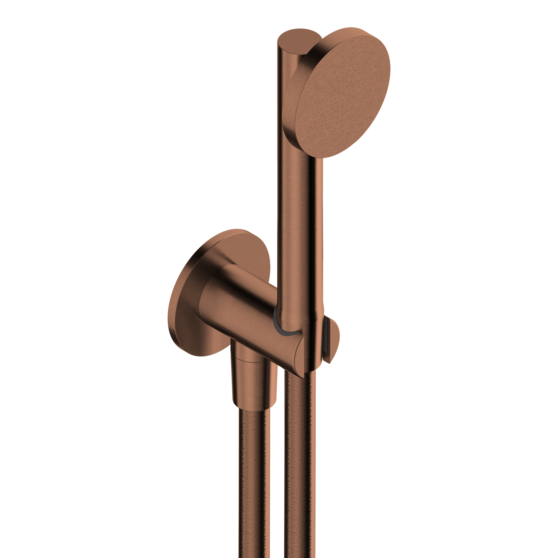 Tubico - Esclusivo Set doccia in acciaio inox 316L con rosone diametro 65mm - Copper PVD - T31054C