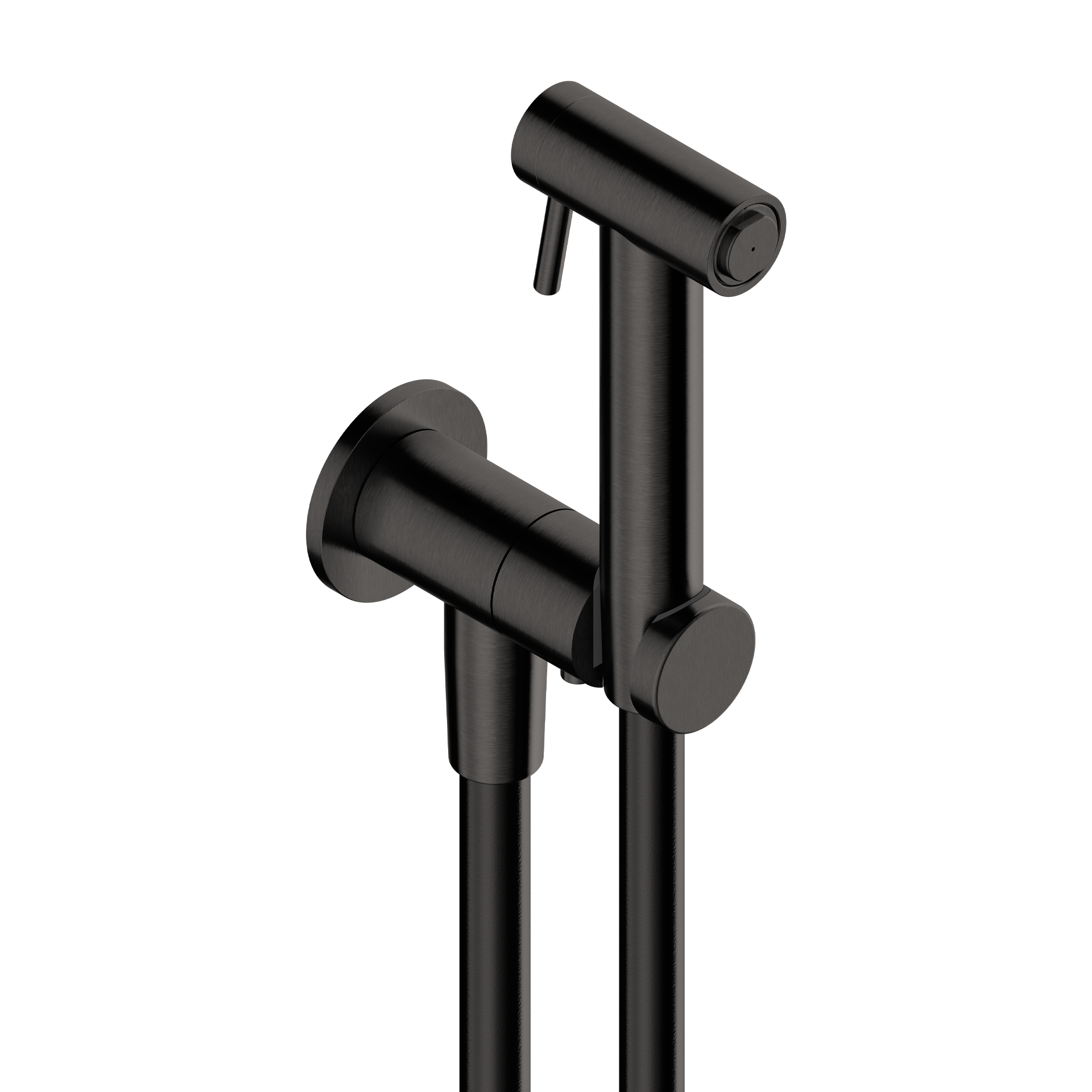 Tubico - Set WC idroscopino in acciaio inox 316L - Black PVD - T34061B