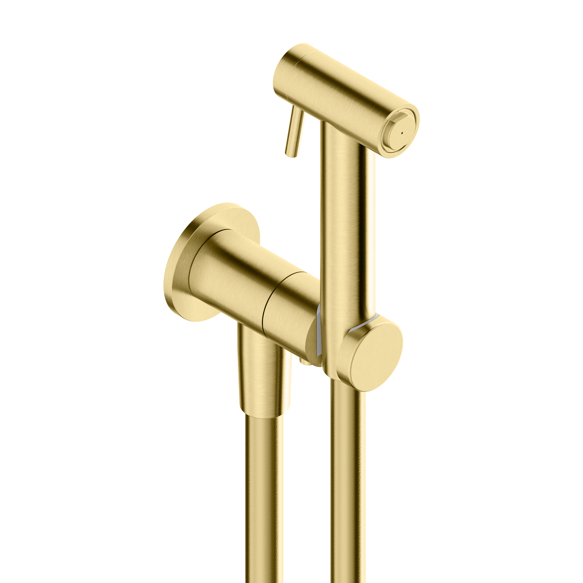 Tubico - Set WC idroscopino in acciaio inox 316L Gold PVD - T34061G