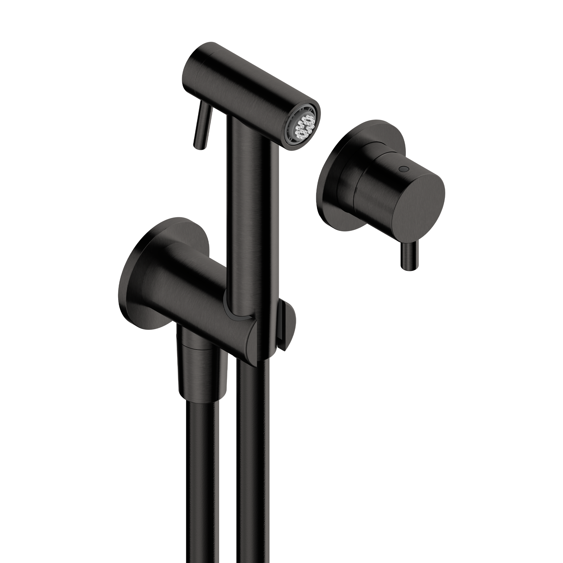 Tubico Set WC in acciaio inox 316L con miscelatore - Black PVD - T34066B