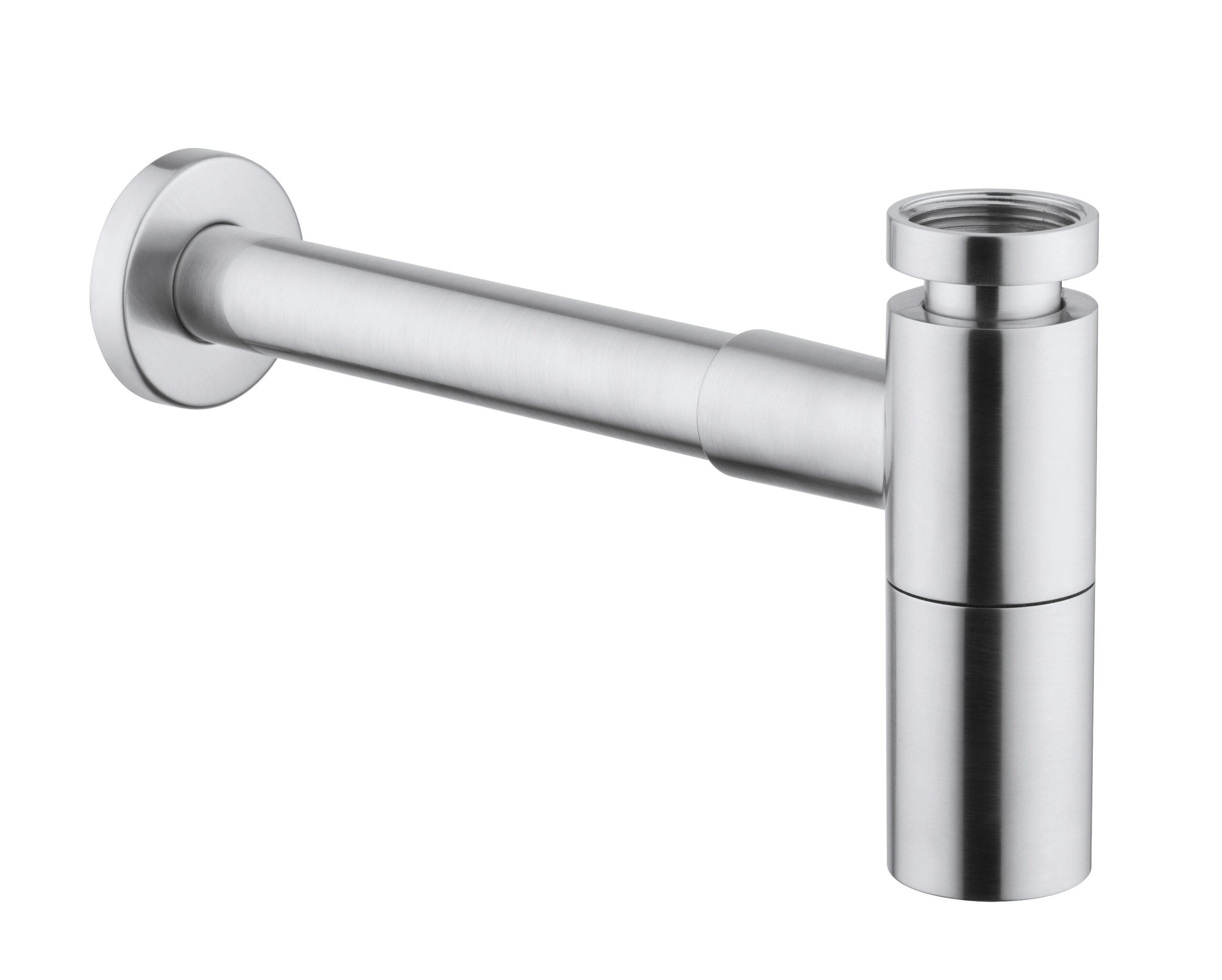 Tubico sifone per lavabo in acciaio inox 316L oro Made in Italy T34079G