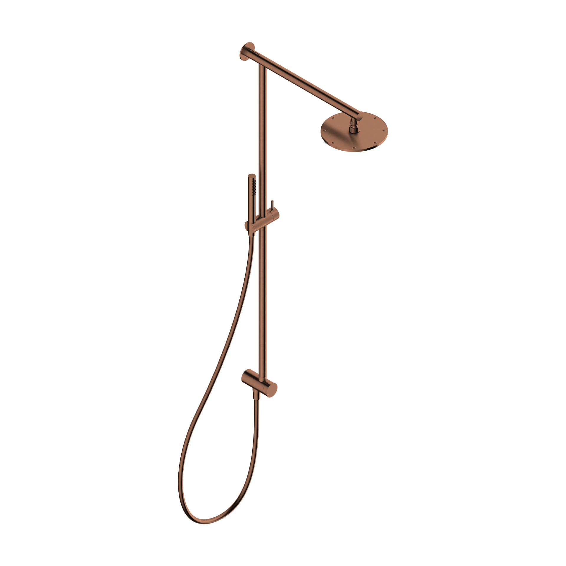 Tubico Flows colonna doccia in acciaio inox rame Made in Italy T34122C
