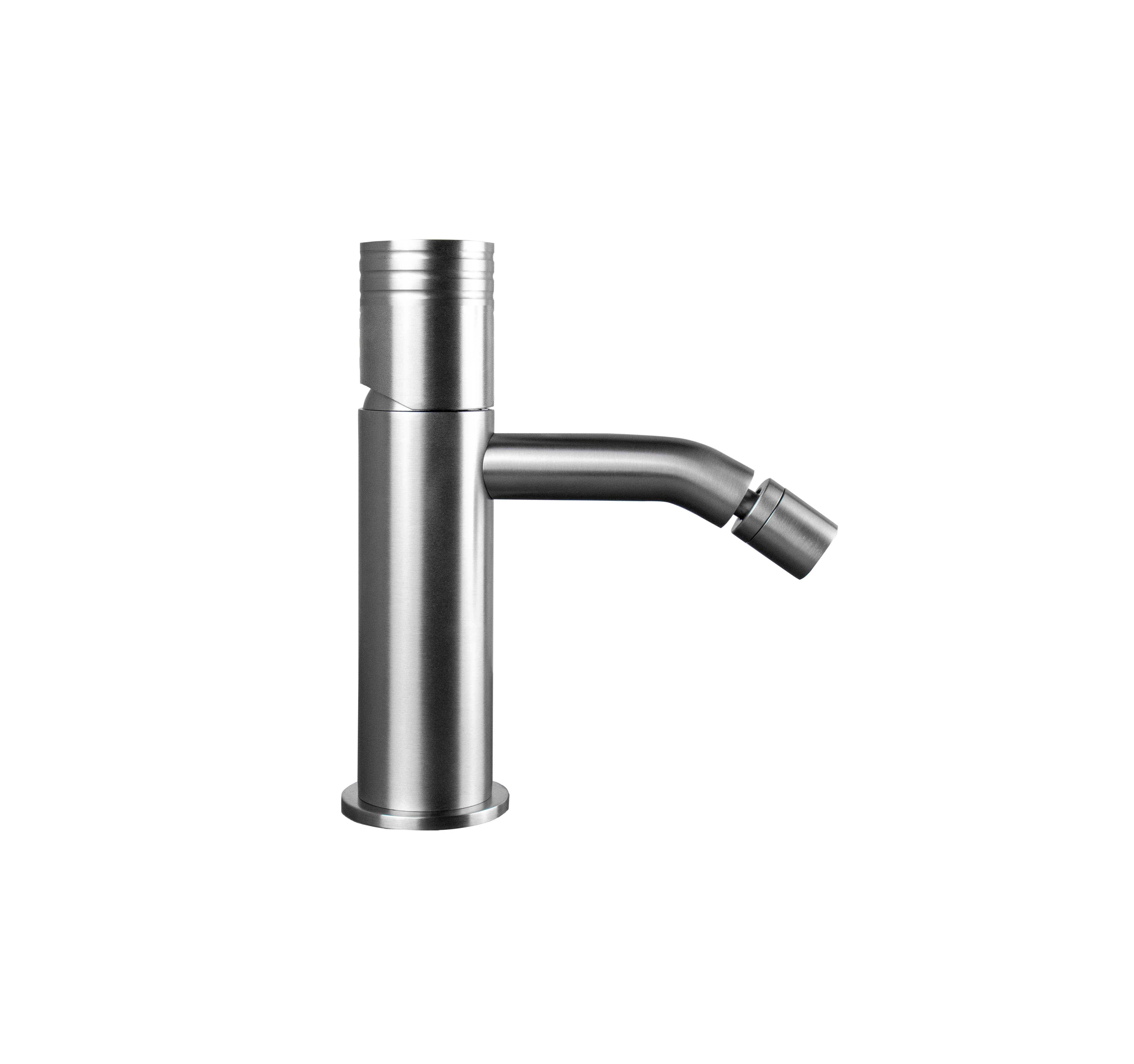 Tubico Loira rubinetto miscelatore per bidet in acciaio inox 316L satinato Made in Italy T34274S
