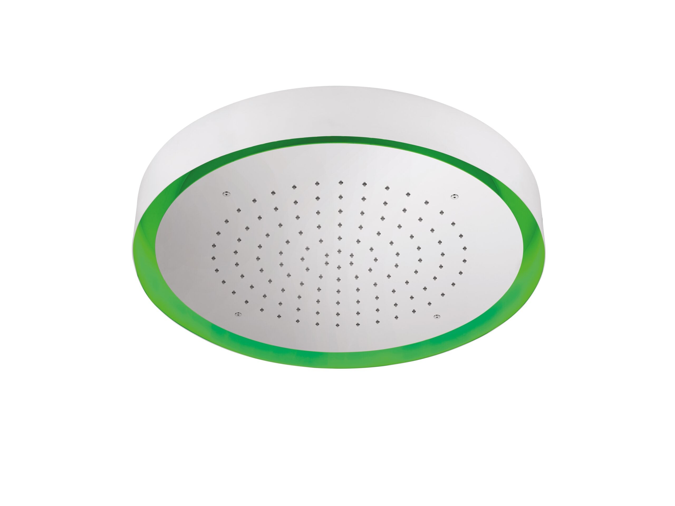 Tubico - Soffione doccia LED a soffitto quadrato in acciaio inox - Black PVD - T64399B