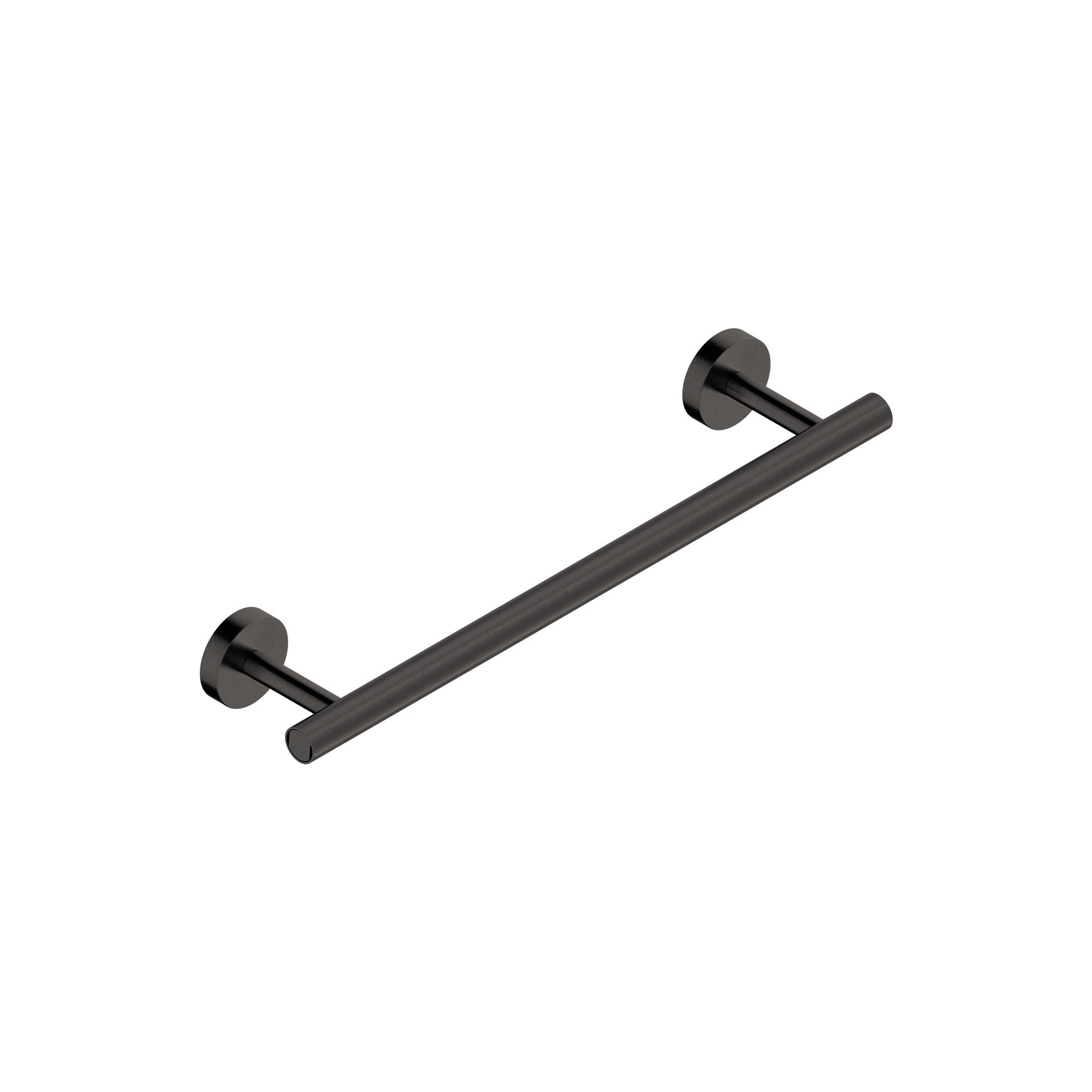 Porte-serviettes Tubico Tevere 30 cm en acier inoxydable 316L noir fabriqué en Italie T35005B