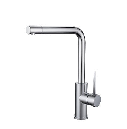 Rubinetto Miscelatore Cucina in acciaio inox con canna dritta Tubico Kitchen River T36051S