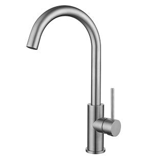 Rubinetto Miscelatore Cucina in acciaio inox con canna a ponte Tubico Kitchen River T36056S