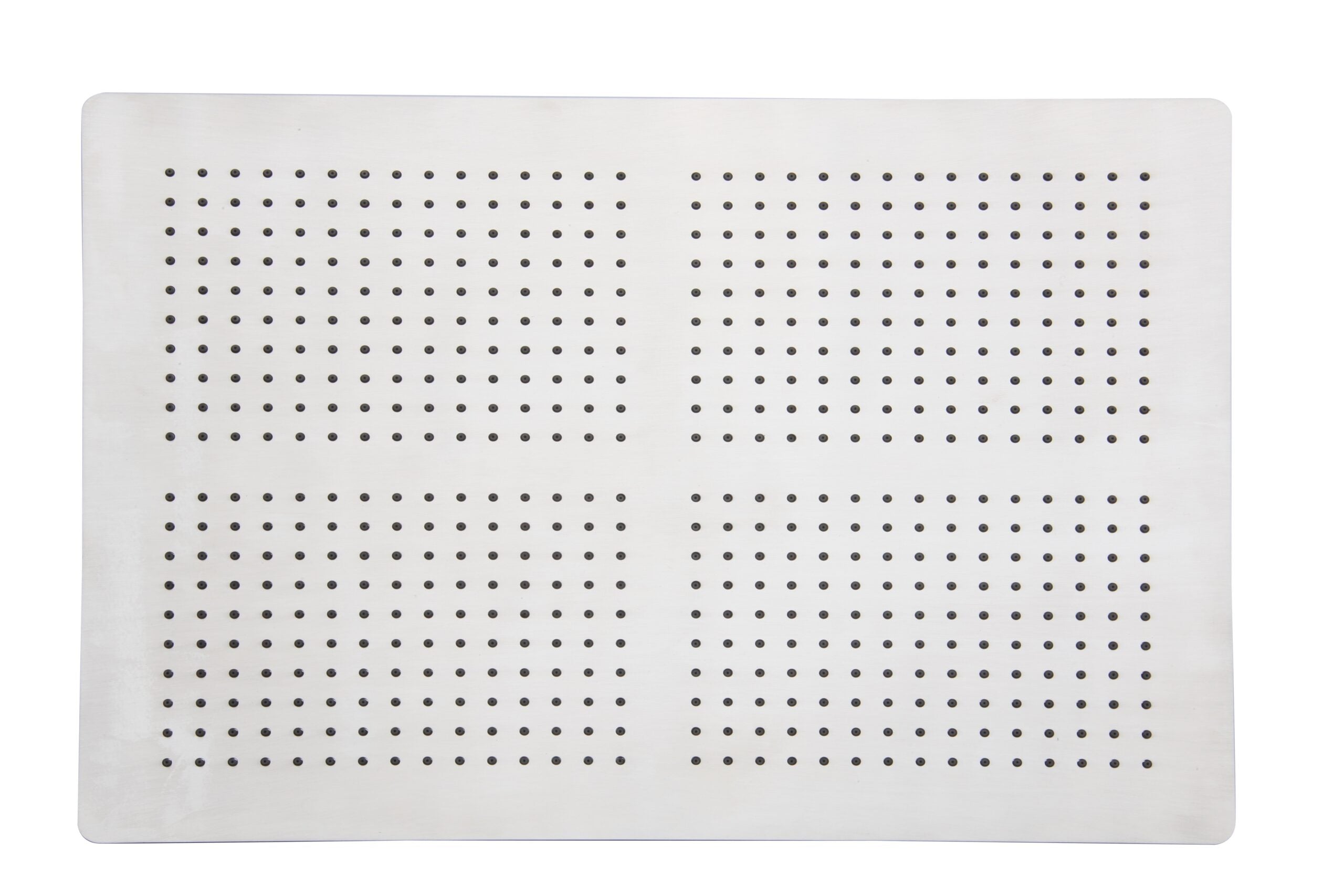 Pommeau de douche encastrable Tubico Wellness 500x360 mm en acier inoxydable 316L cuivre Made in Italy T54127C