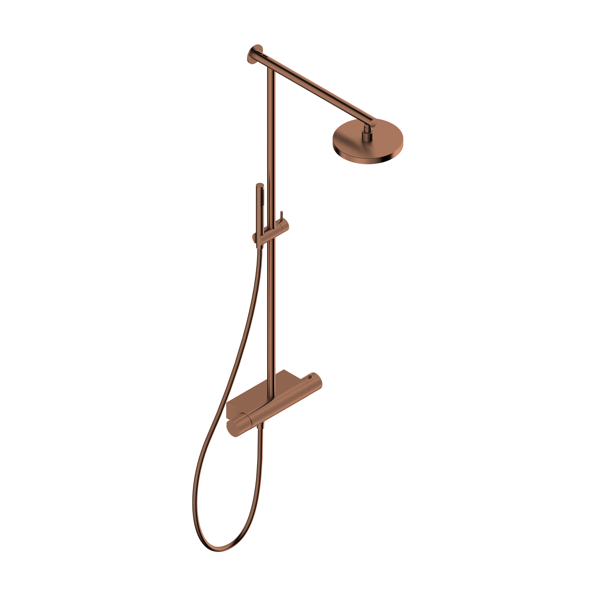 Tubico Flows colonna doccia in acciaio inox rame Made in Italy T64134C
