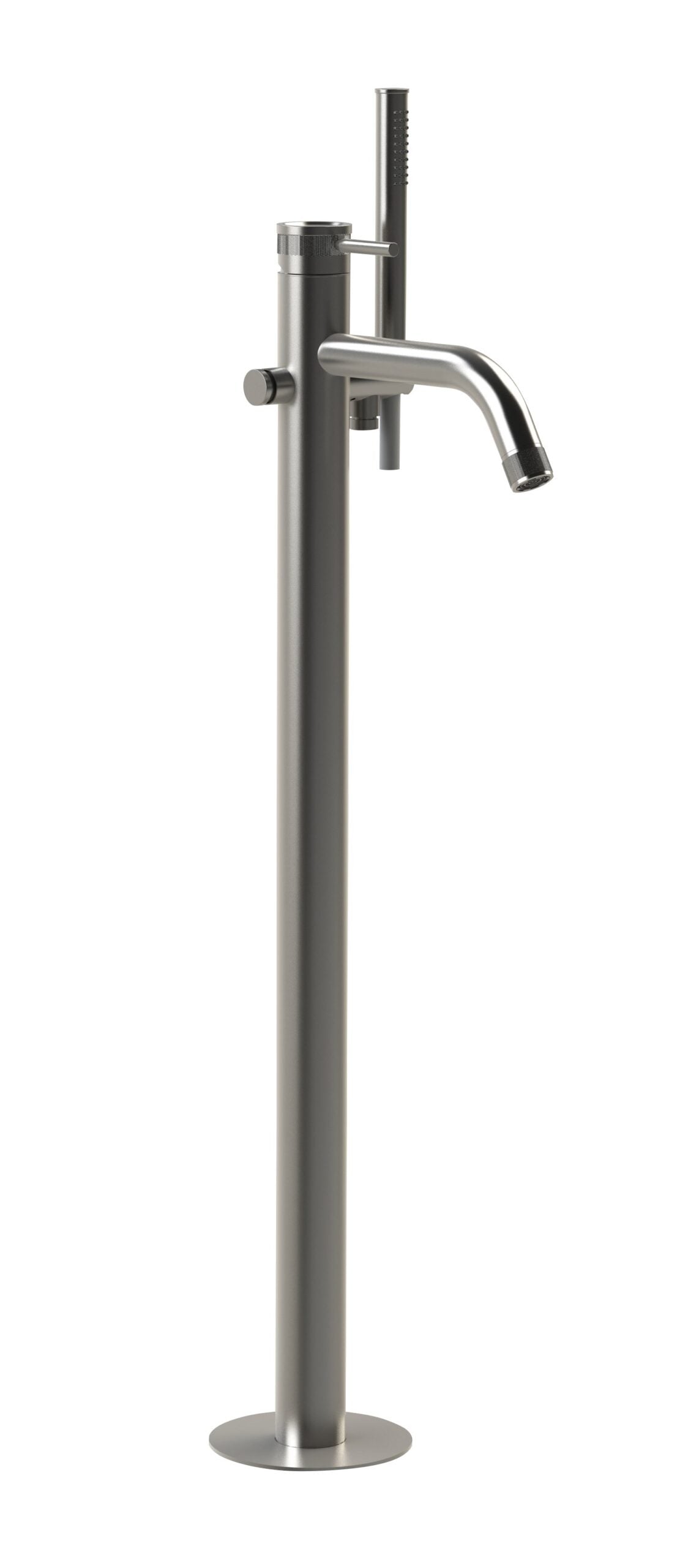 Tubico Volga miscelatore freestanding vasca in acciaio inox 316L rame Made in Italy T84124C