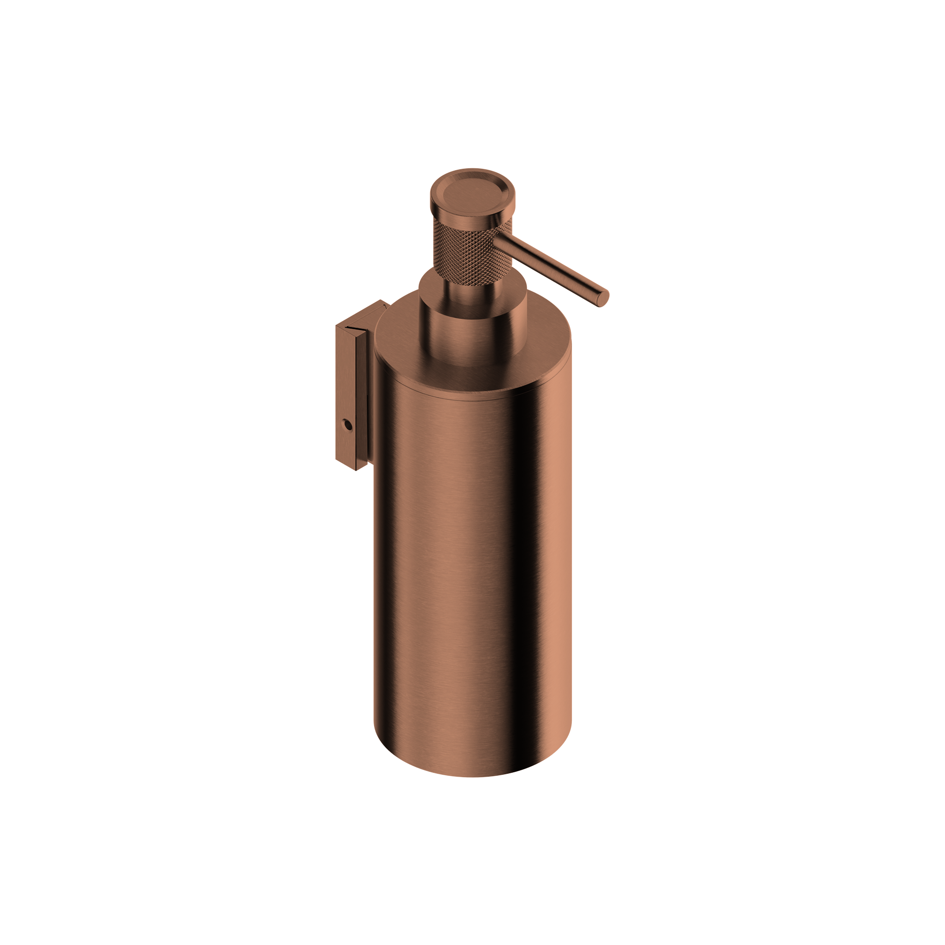 Distributeur de savon mural Tubico Volga en acier inoxydable 316L en cuivre fabriqué en Italie T85002C