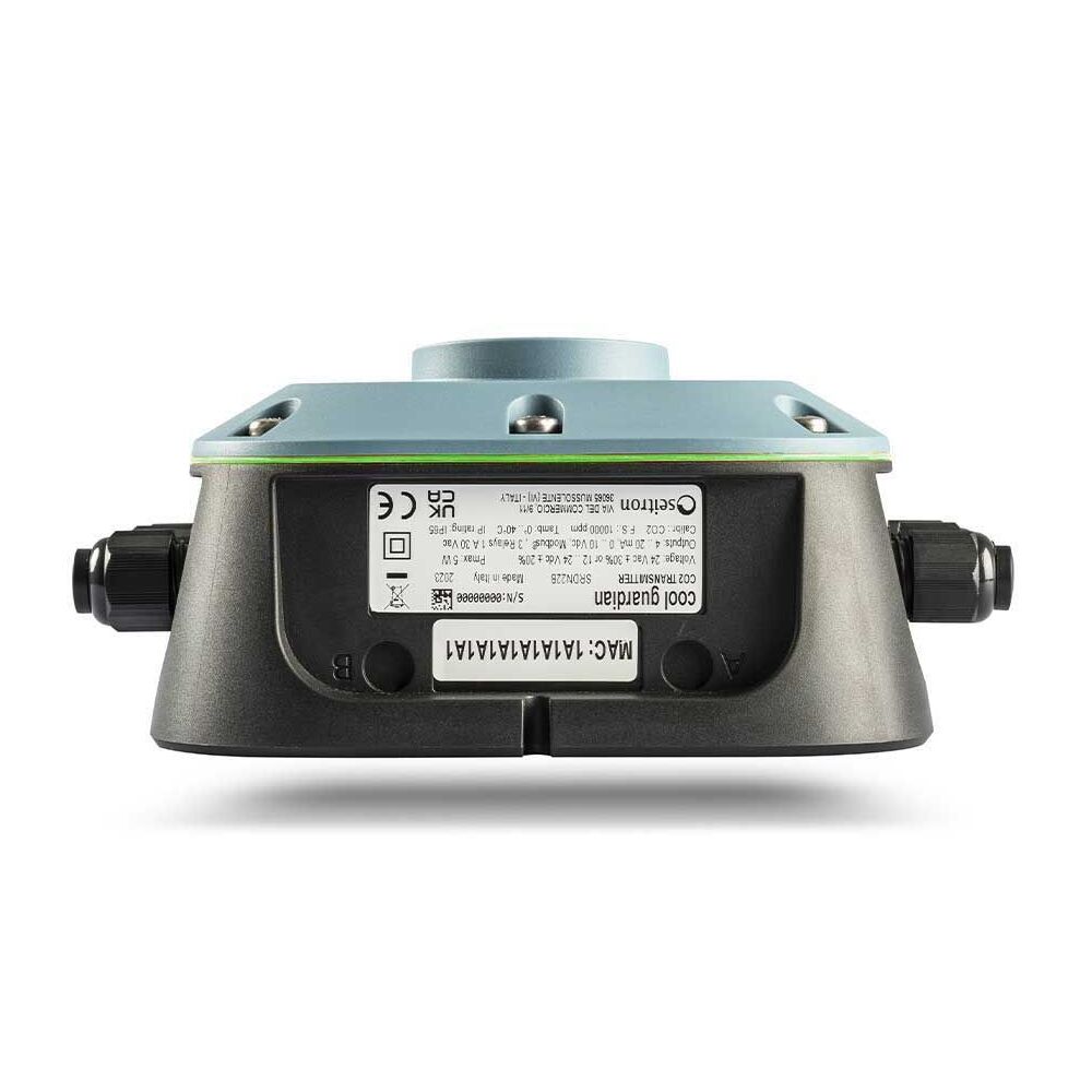 Seitron Cool Guardian R407A : Transmetteur de gaz réfrigérant fixe avec capteur à semi-conducteur pour R407A - CoolGuardianR407C