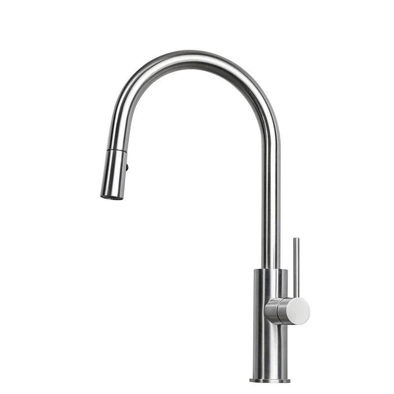 Tubico Kitchen Flows Miscelatore cucina in acciaio inox 316L nero Made in Italy T13009B