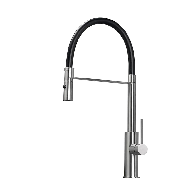 Tubico Kitchen Flows Miscelatore cucina in acciaio inox 316L oro Made in Italy T13107G