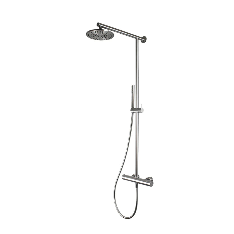 Tubico Flows colonna doccia con scorrevole in acciaio inox 316L oro Made in Italy T34134G
