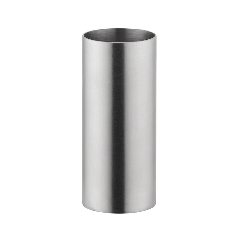 Tubico Tevere bicchiere portaspazzolini da piano in acciaio inox 316L nero Made in Italy T35024B
