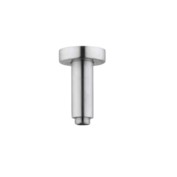 Tubico Tevere braccio doccia a soffitto da 10cm  in acciaio inox 316L nero Made in Italy T64207B
