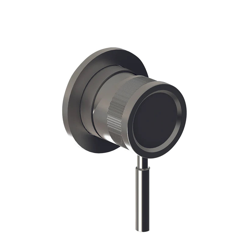 Tubico Volga miscelatore ad incasso in acciaio inox 316L nero Made in Italy T84043B