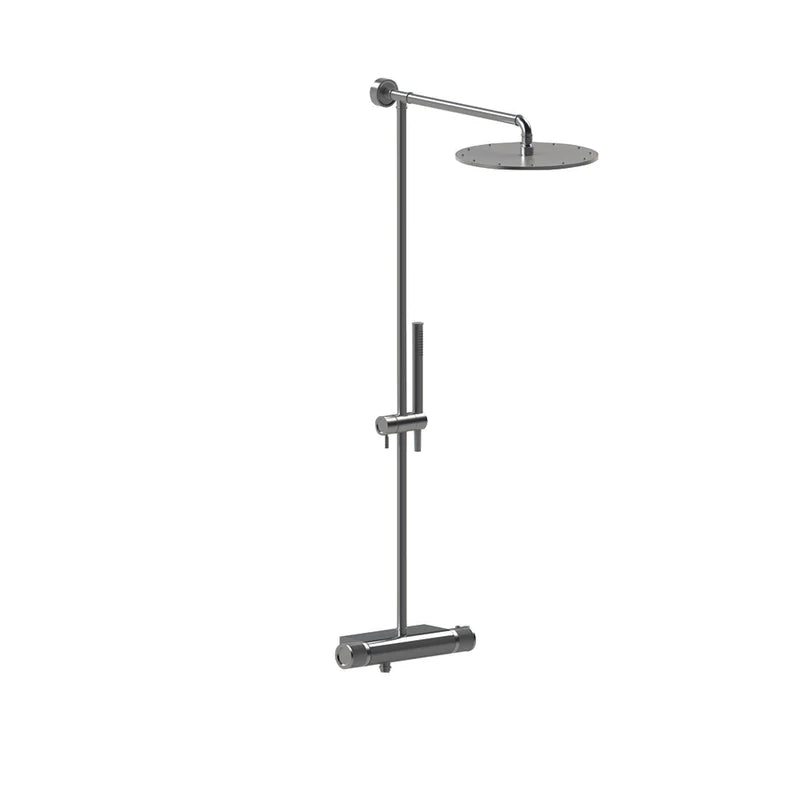 Tubico Volga colonna doccia termostatica in acciaio inox 316L rame Made in Italy T84118C