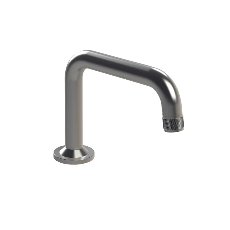 Tubico Volga bocca di erogazione da piano in acciaio inox 316L nero Made in Italy T84181B