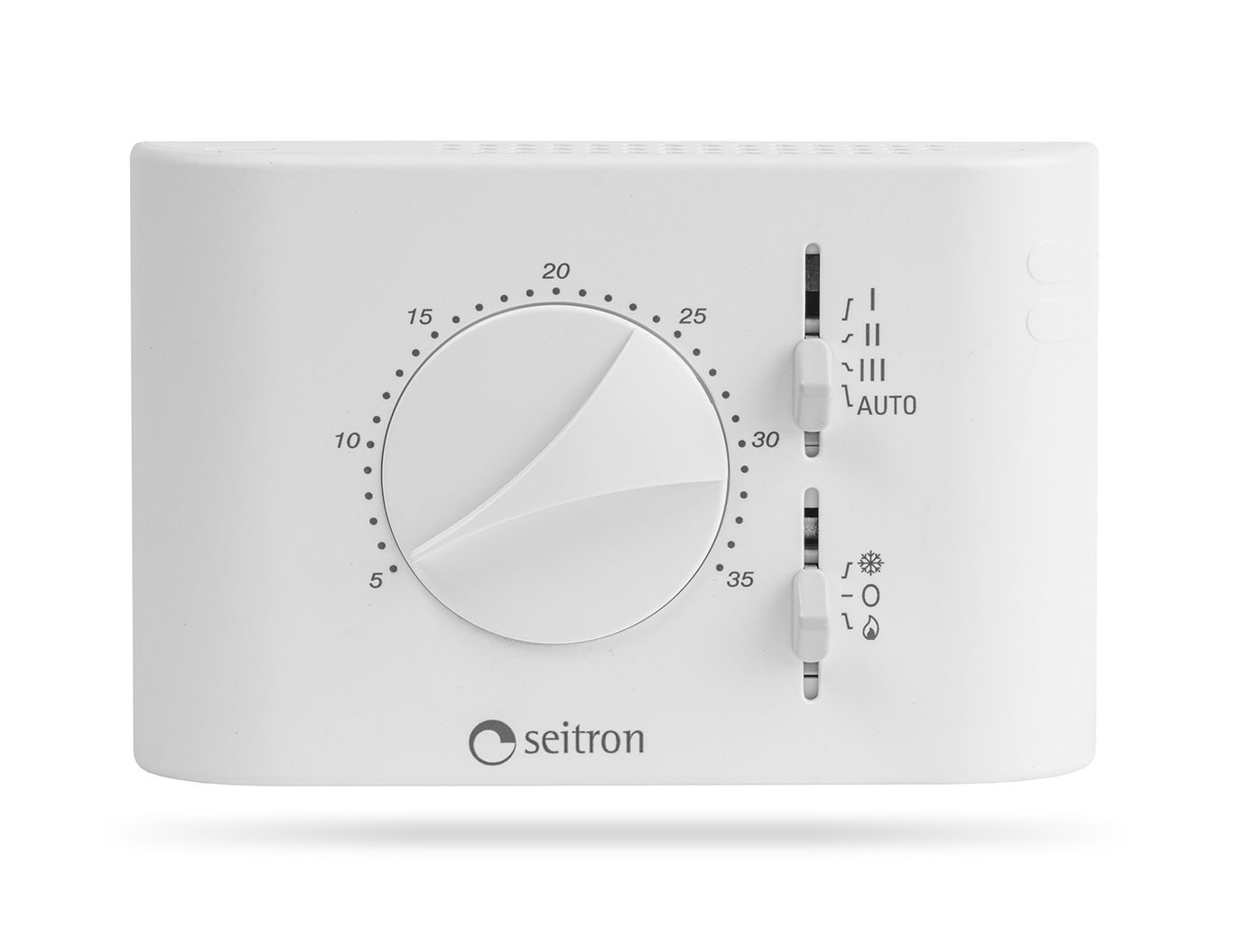 Thermostat électronique DIAMOND pour ventilo-convecteurs, 230V, sélecteur chaud/arrêt/froid TFM01M