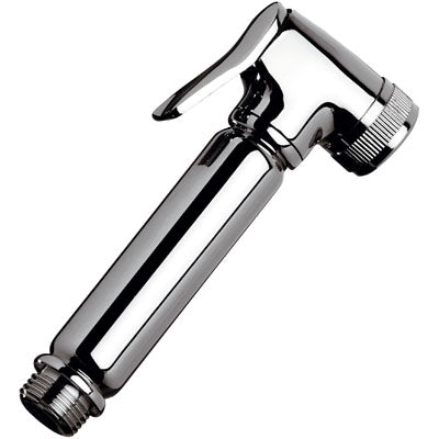 POMME DE DOUCHE HYDROSCOPE À BOUTON-POUSSOIR AVEC POIGNÉE LISSE