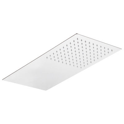 POMME DE DOUCHE RECTANGULAIRE ULTRA PLATE 1 JET EN ACIER INOXYDABLE