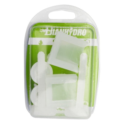 PAIRE DE SUPPORTS DE SIEGE PVC AVEC VIS PLASTIQUE BLISTER