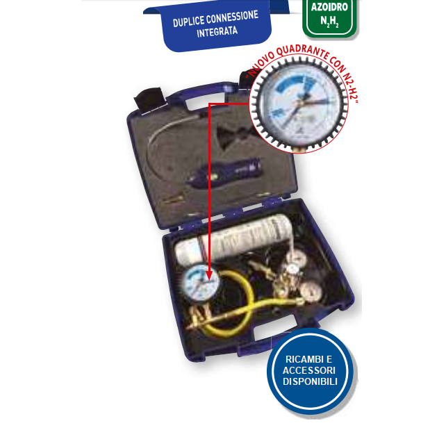 Wigam TOTAL-TEST-HVAC ELD-A kit ricerca perdite AZOIDRO 13005046014