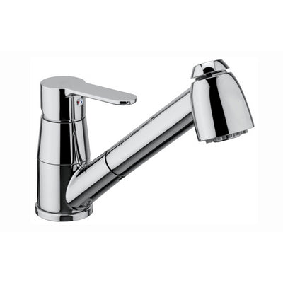 MISCELATORE MONOC. LAVELLO CON DOCCIA ESTRAIBILE LINEA BLU