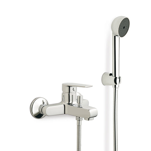 MISCELATORE MONOCOMANDO VASCA CON ACCESSORI LINEA LOGOS