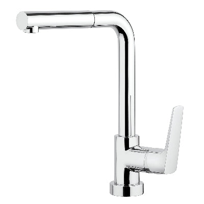 MITIGEUR À ROBINET UNIQUE LAVABO AVEC DOUCHE EXTRACTIBLE SPARTACO