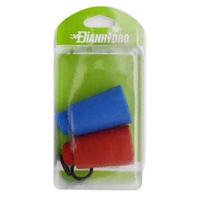PAIRE DE CAPUCHONS DE TEST SYSTÈME BLEU/ROUGE BLISTER