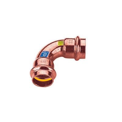 CURVA IN RAME A PRESSARE 90° FF ACQUA/GAS