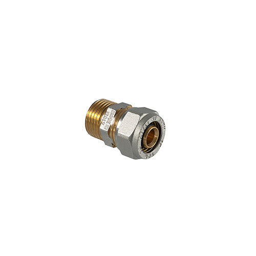 RACCORD À COMPRESSION MÂLE DROIT POUR TUBE MULTICOUCHE