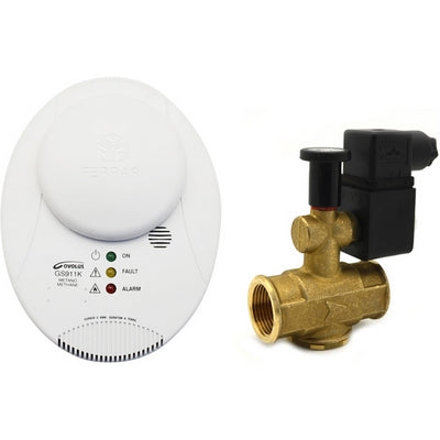 KIT DÉTECTEUR DE MÉTHANE MOD. 040190 + EV NA 3/4" MOD. 042301