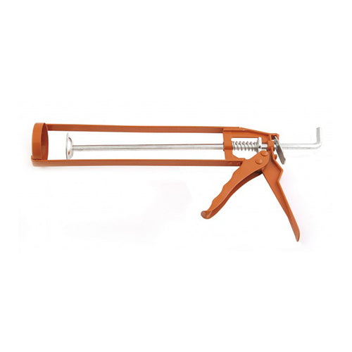 PISTOLET À SILICONE EN ALLIAGE MÉTALLIQUE ET ACIER