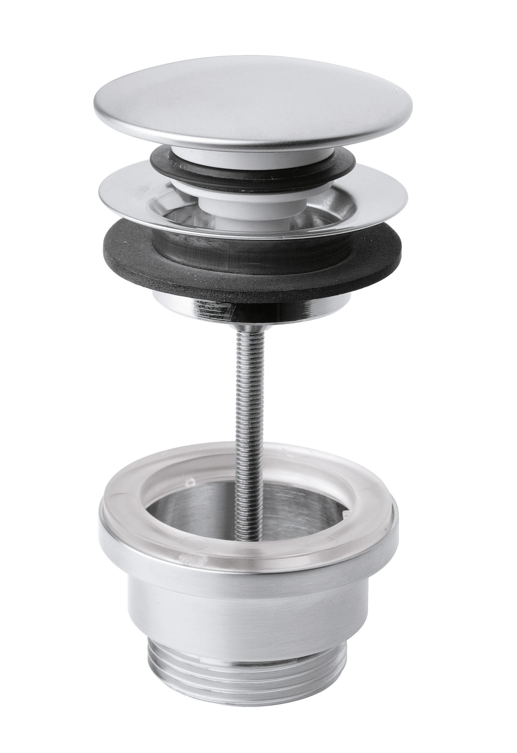 Tubico piletta click clack in acciaio inox 316L rame Made in Italy T34170C