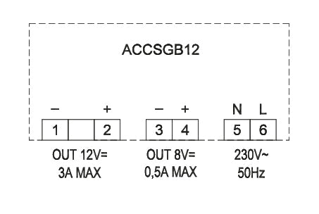 Seitron batteria tampone ACCSGB12
